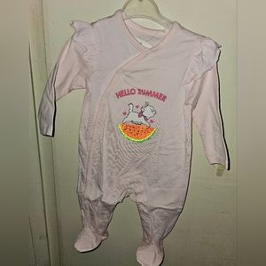 Kids Pink Romper (6mo)